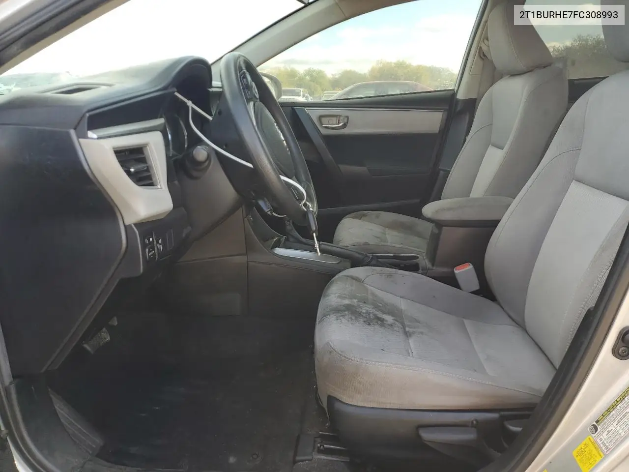 2T1BURHE7FC308993 2015 Toyota Corolla L