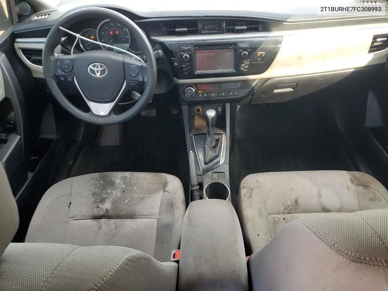 2T1BURHE7FC308993 2015 Toyota Corolla L