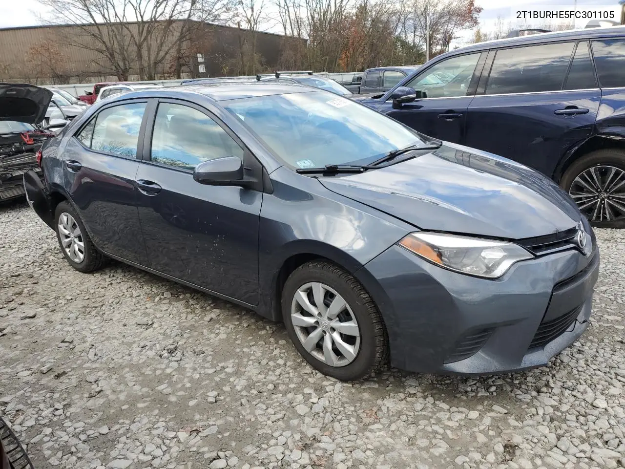 2T1BURHE5FC301105 2015 Toyota Corolla L