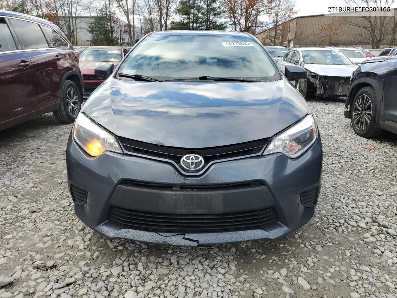 2T1BURHE5FC301105 2015 Toyota Corolla L