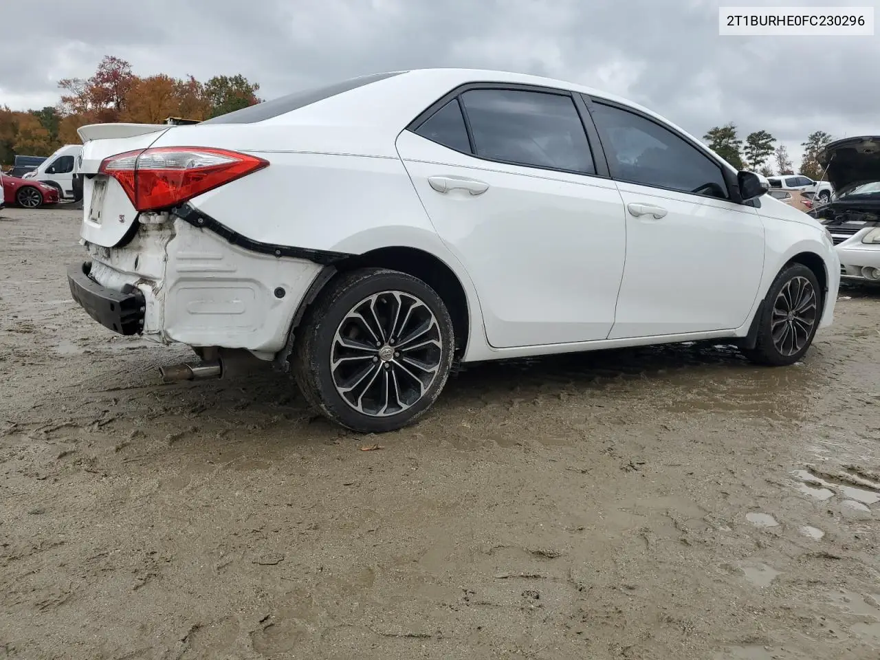 2T1BURHE0FC230296 2015 Toyota Corolla L
