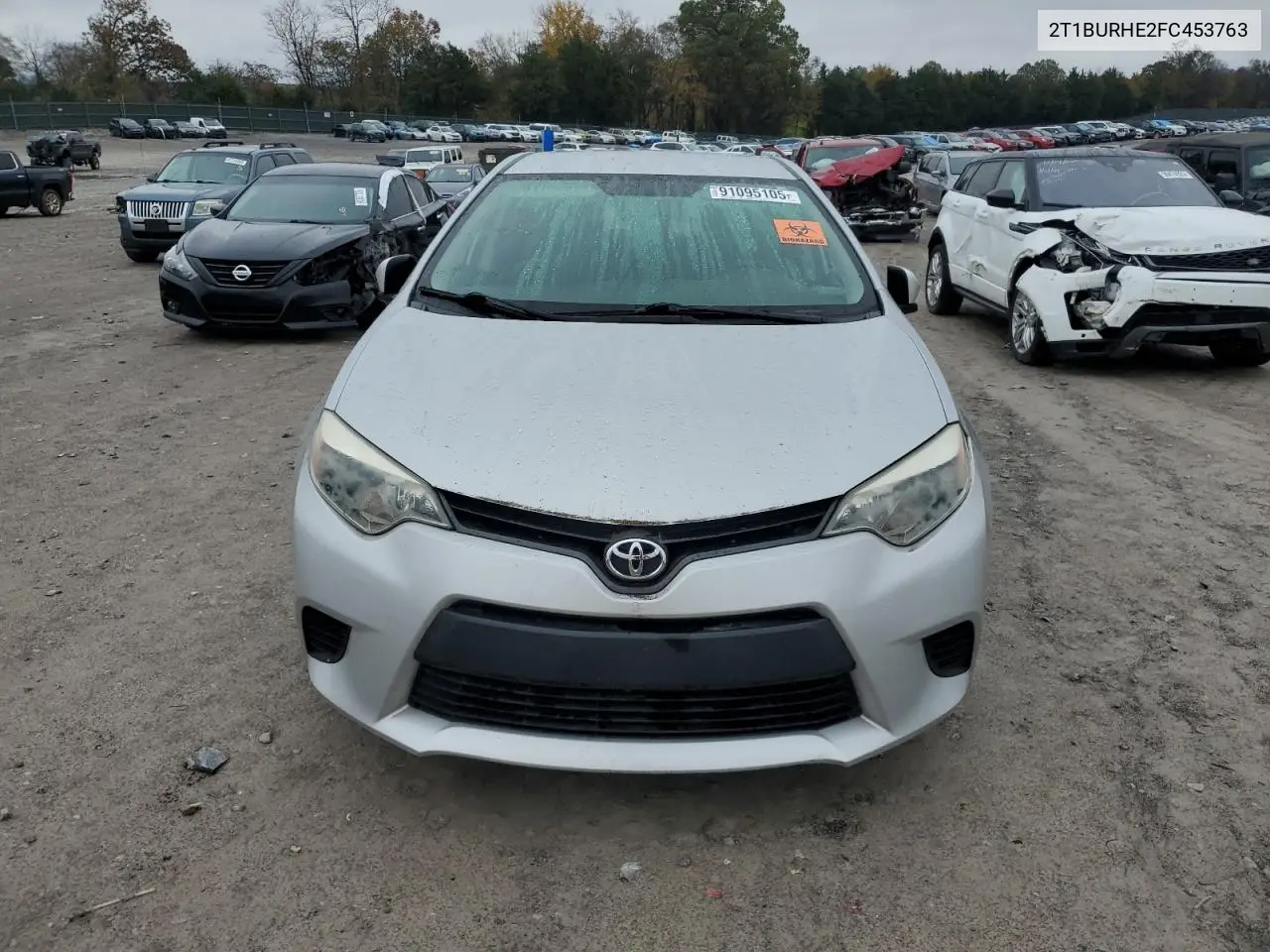 2T1BURHE2FC453763 2015 Toyota Corolla L