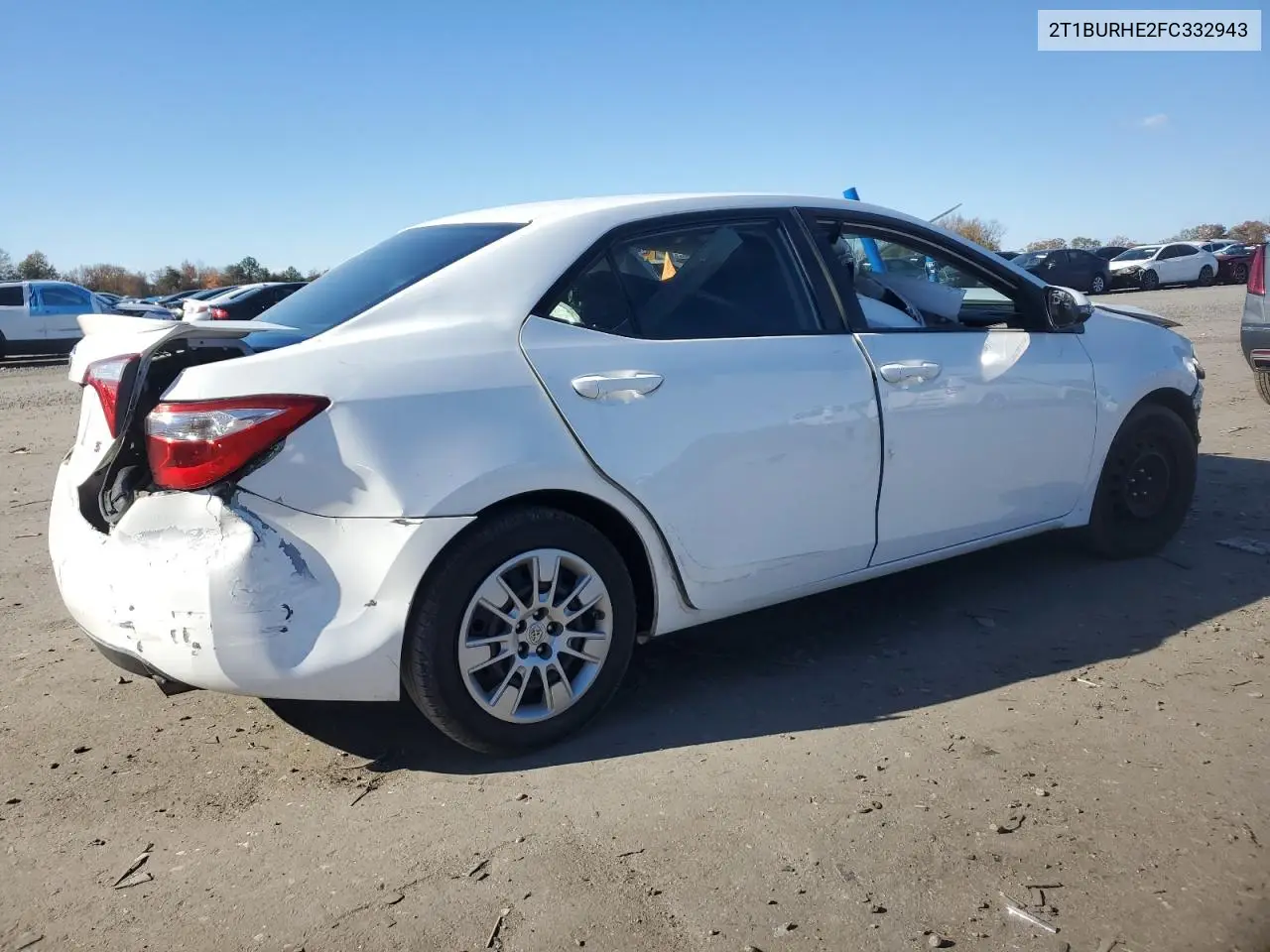 2T1BURHE2FC332943 2015 Toyota Corolla L