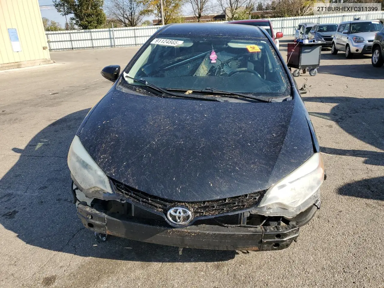 2T1BURHEXFC311399 2015 Toyota Corolla L