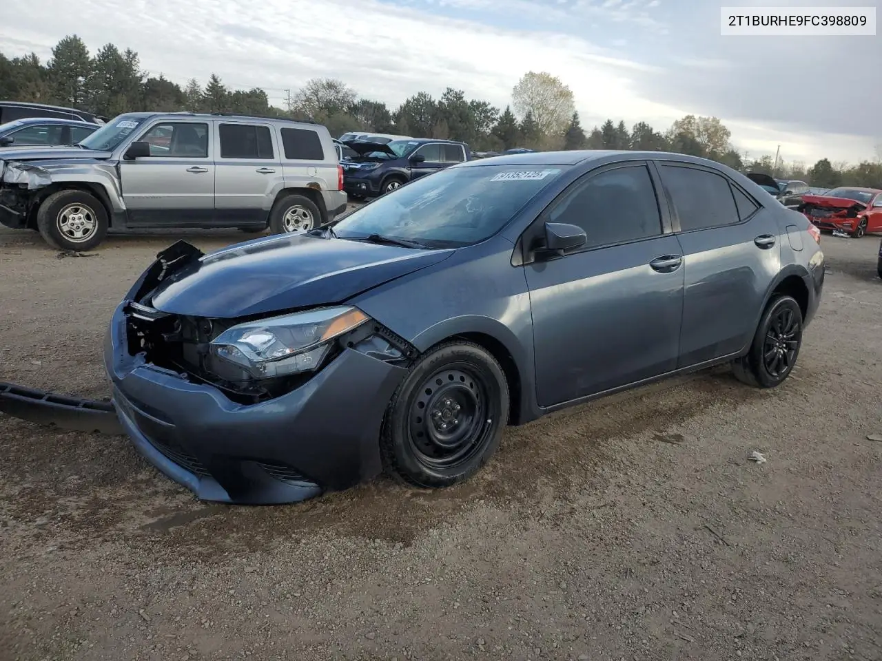 2T1BURHE9FC398809 2015 Toyota Corolla L