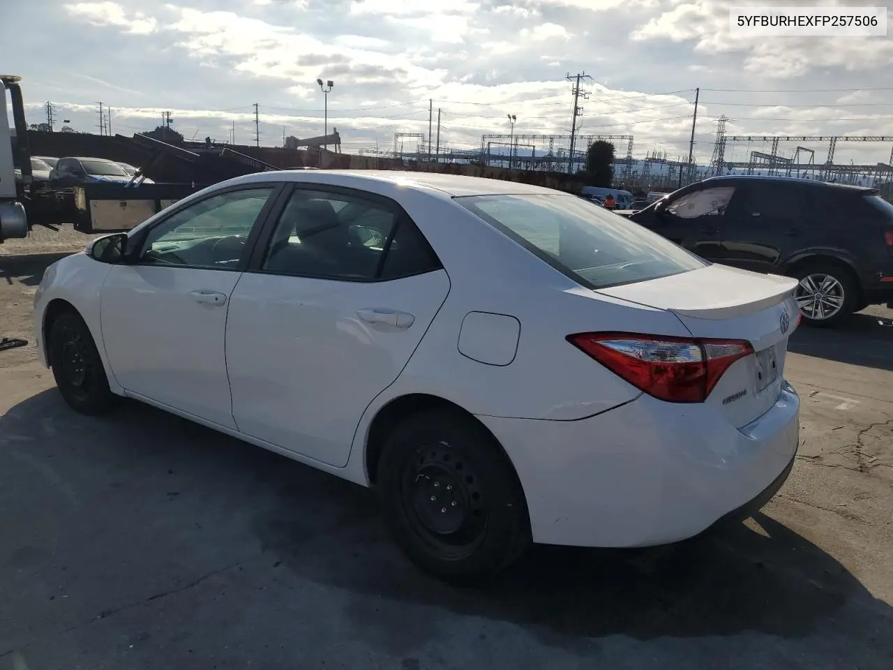 5YFBURHEXFP257506 2015 Toyota Corolla L