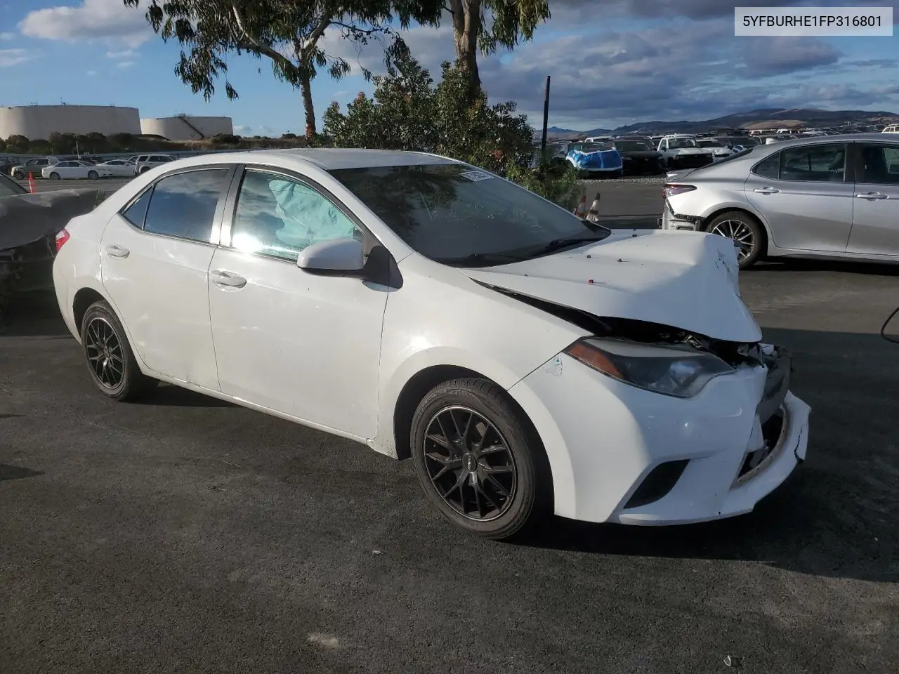 5YFBURHE1FP316801 2015 Toyota Corolla L