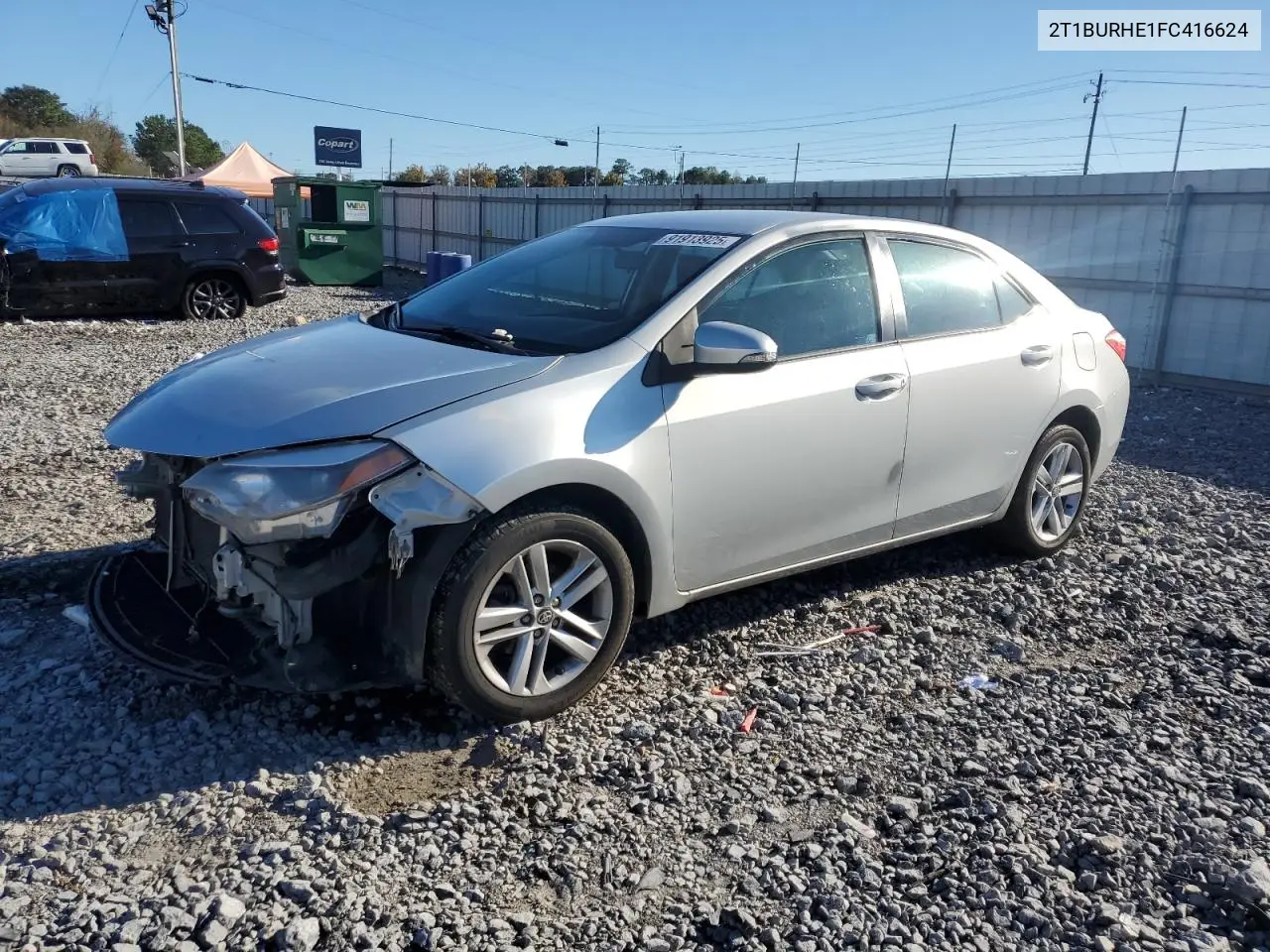 2T1BURHE1FC416624 2015 Toyota Corolla L