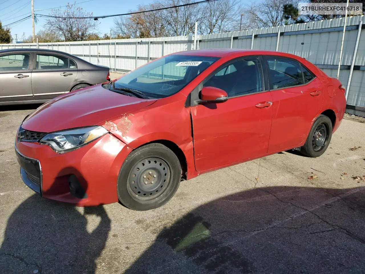 2T1BURHEXFC416718 2015 Toyota Corolla L