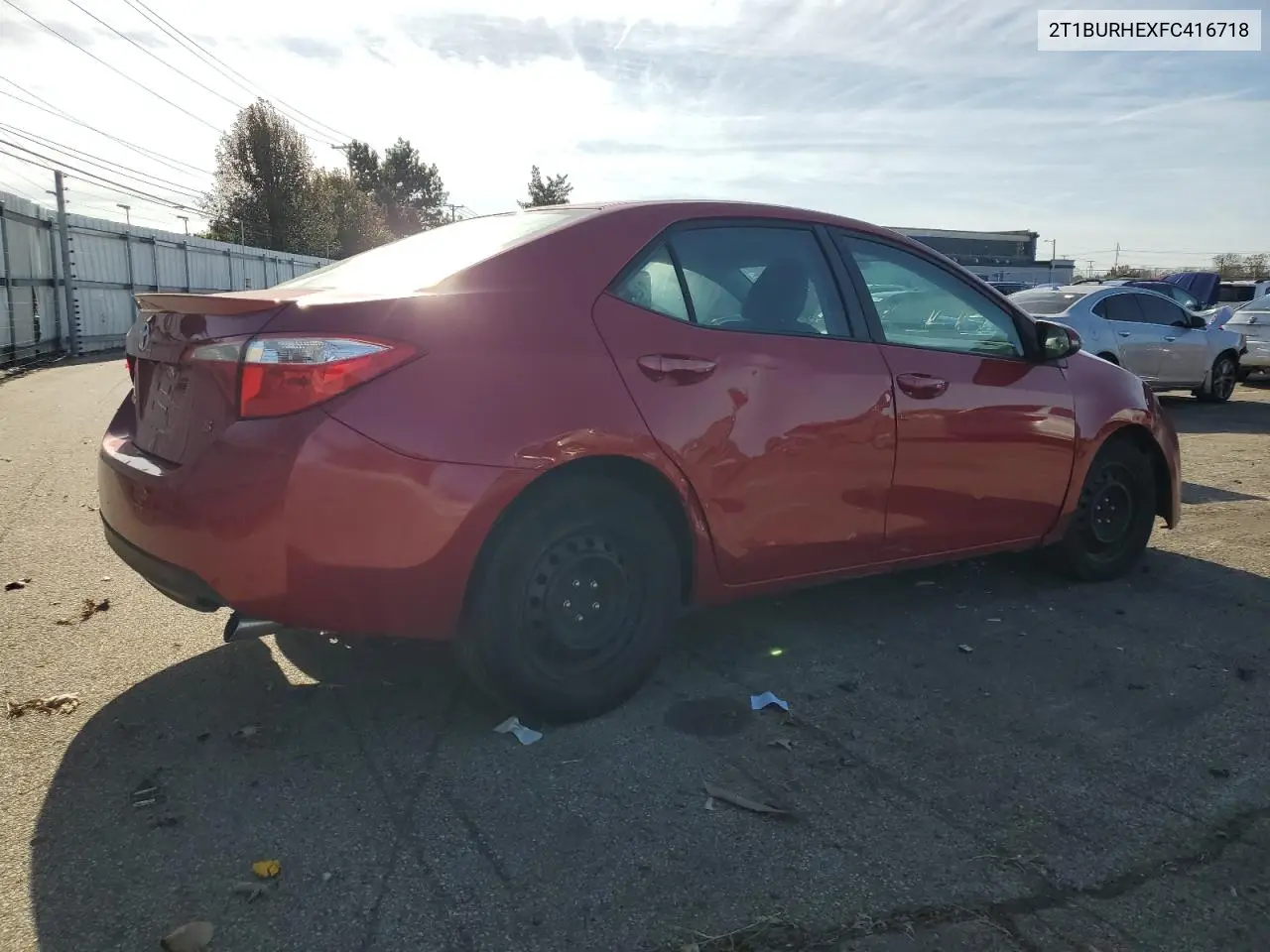 2T1BURHEXFC416718 2015 Toyota Corolla L