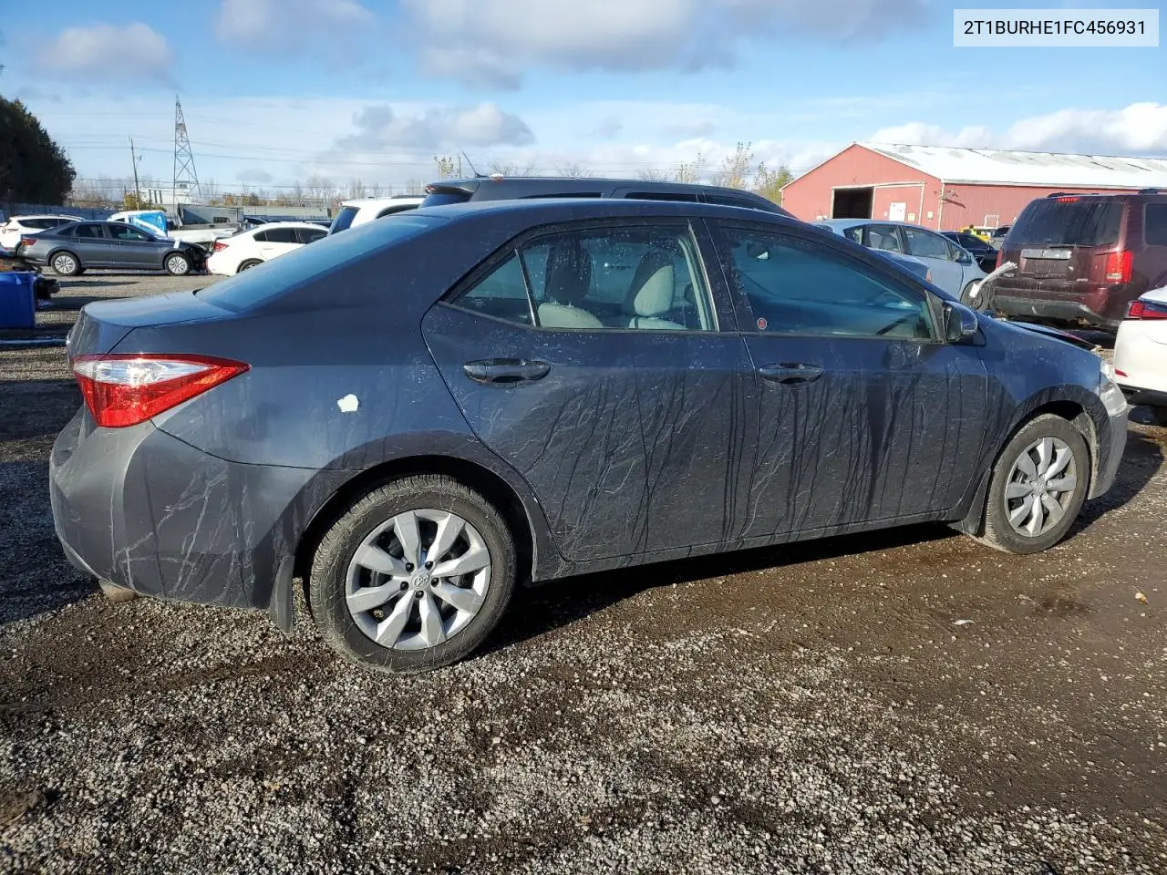 2T1BURHE1FC456931 2015 Toyota Corolla L