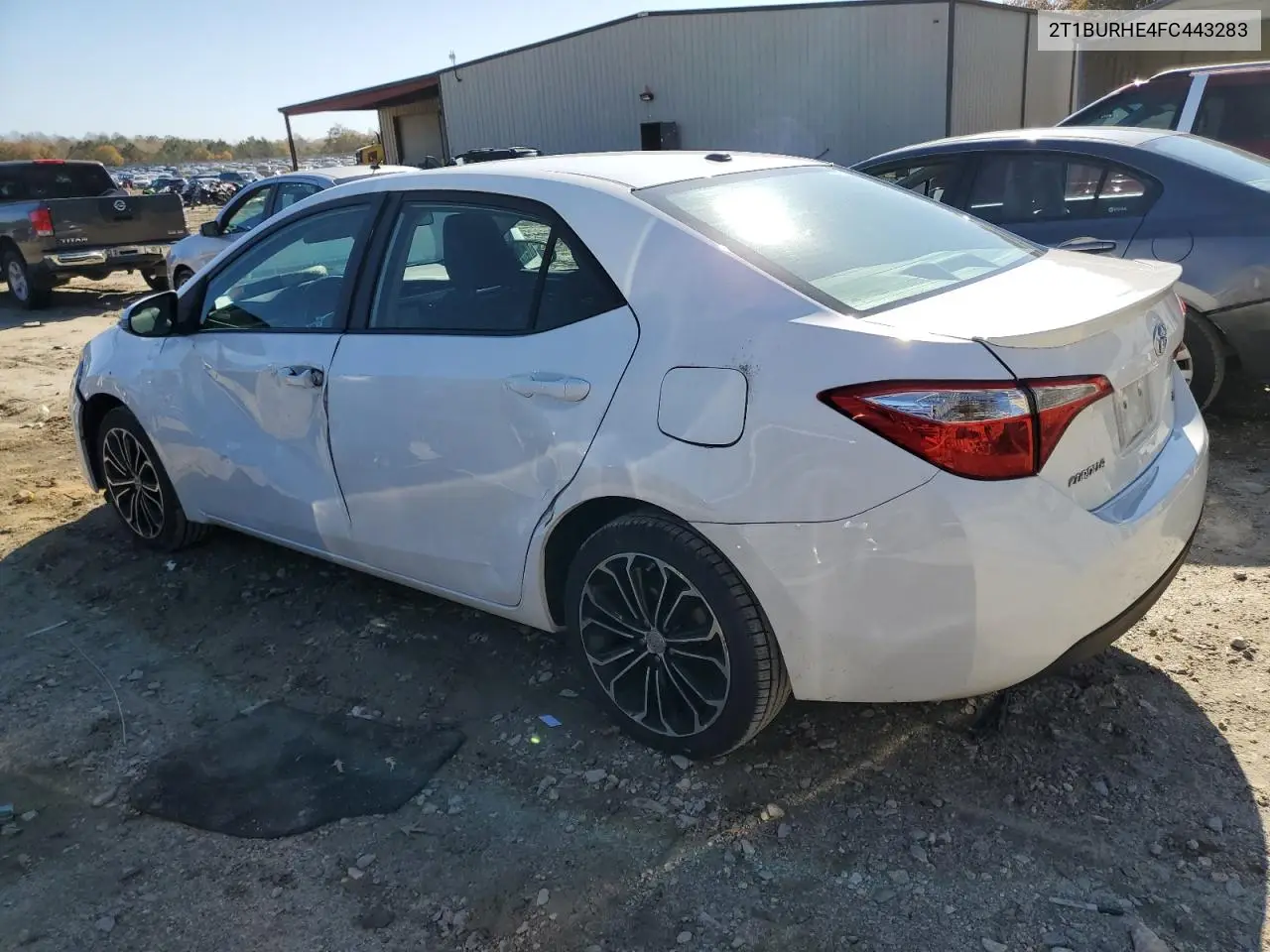 2T1BURHE4FC443283 2015 Toyota Corolla L