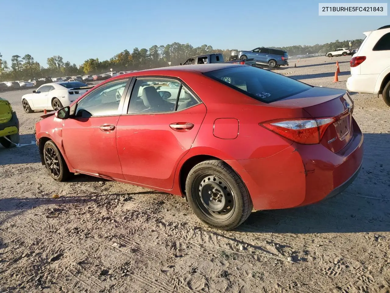 2T1BURHE5FC421843 2015 Toyota Corolla L