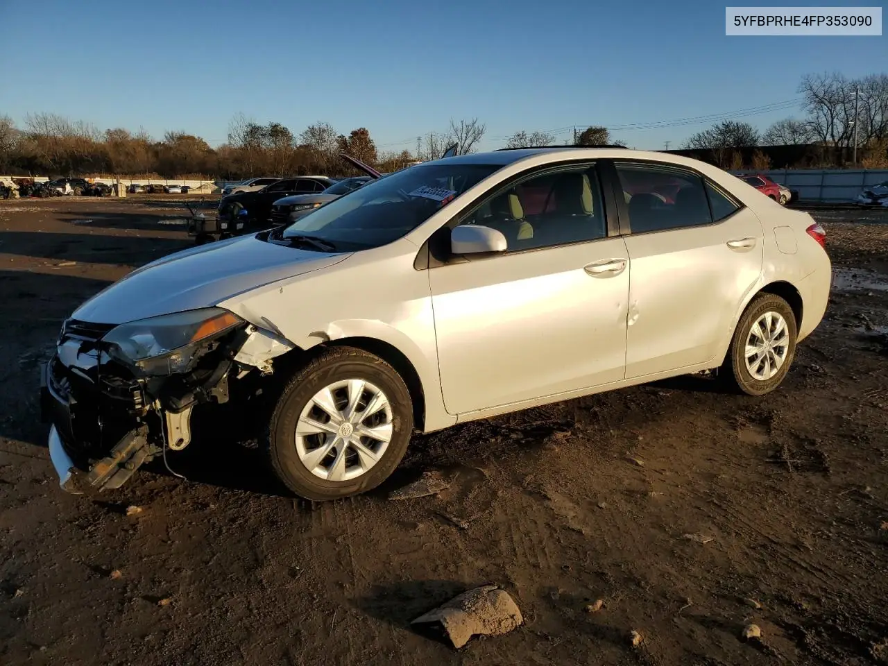 5YFBPRHE4FP353090 2015 Toyota Corolla Eco