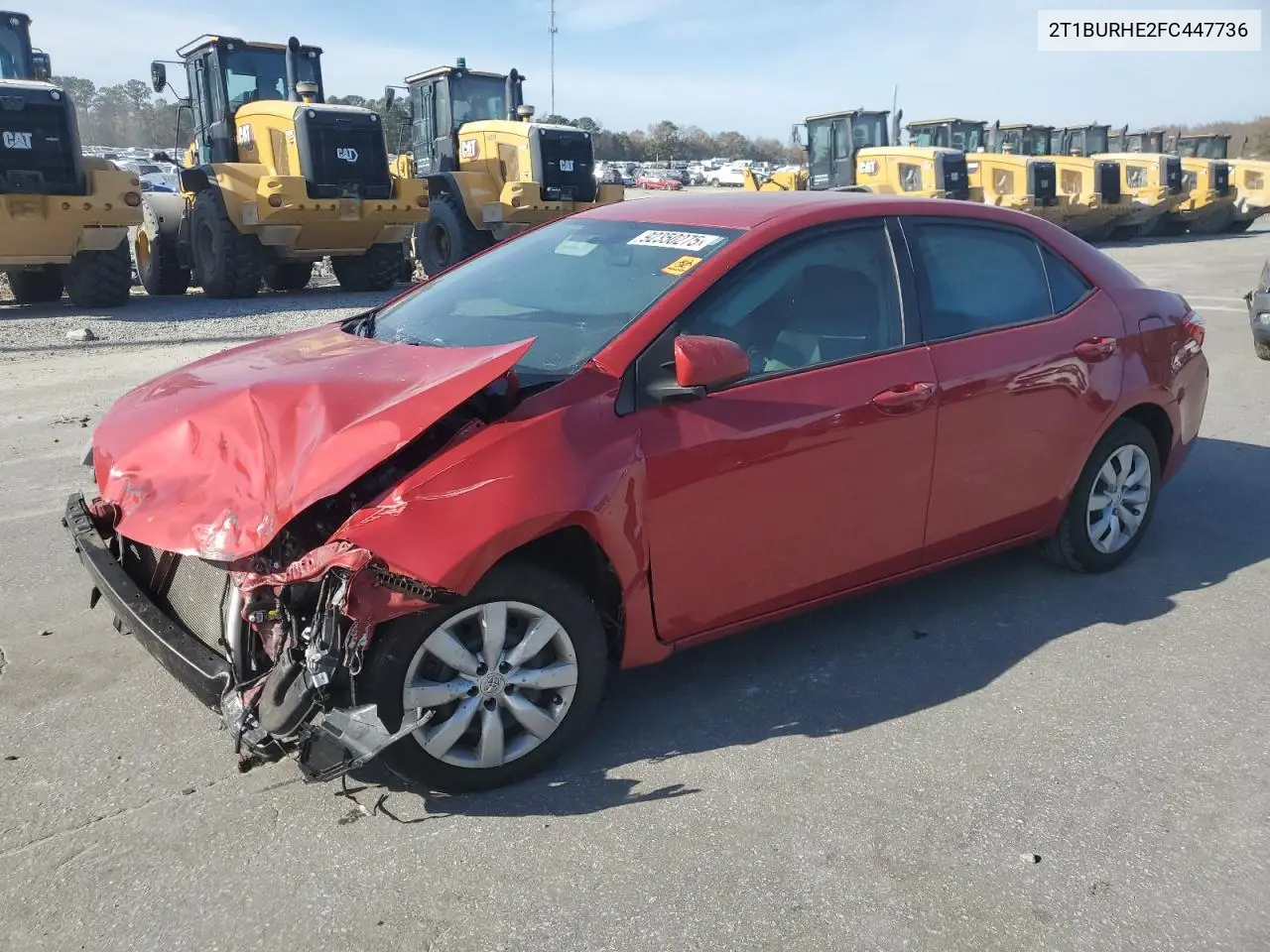 2T1BURHE2FC447736 2015 Toyota Corolla L
