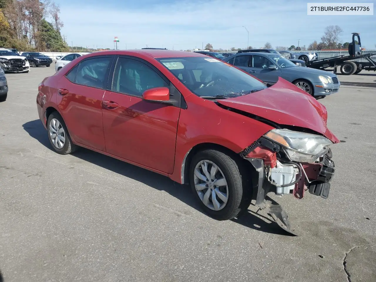 2T1BURHE2FC447736 2015 Toyota Corolla L