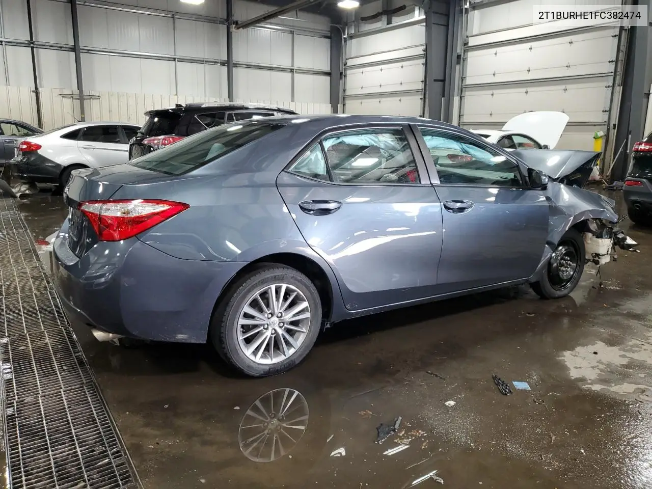 2T1BURHE1FC382474 2015 Toyota Corolla L