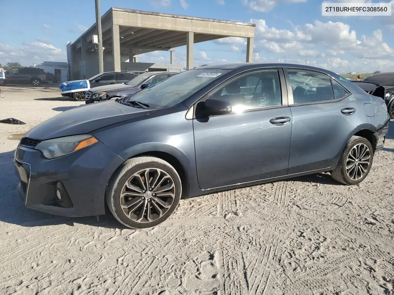 2T1BURHE9FC308560 2015 Toyota Corolla L