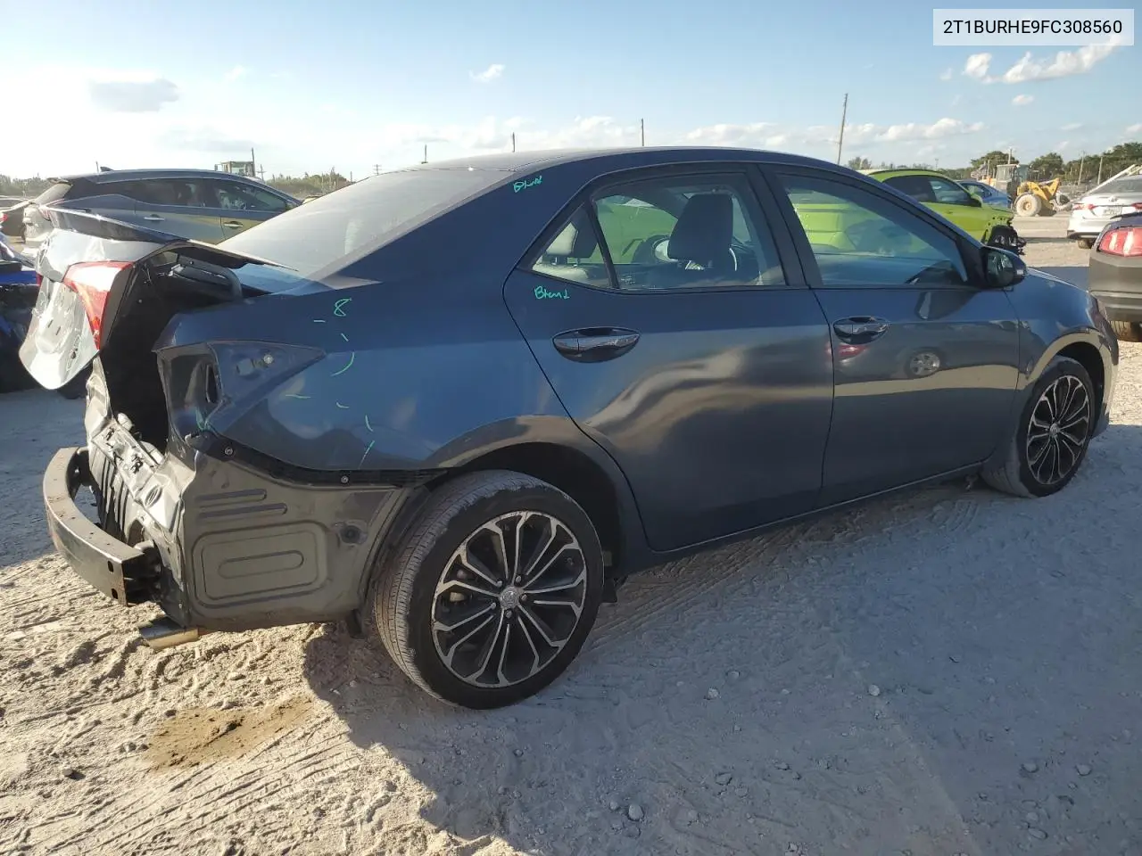 2T1BURHE9FC308560 2015 Toyota Corolla L