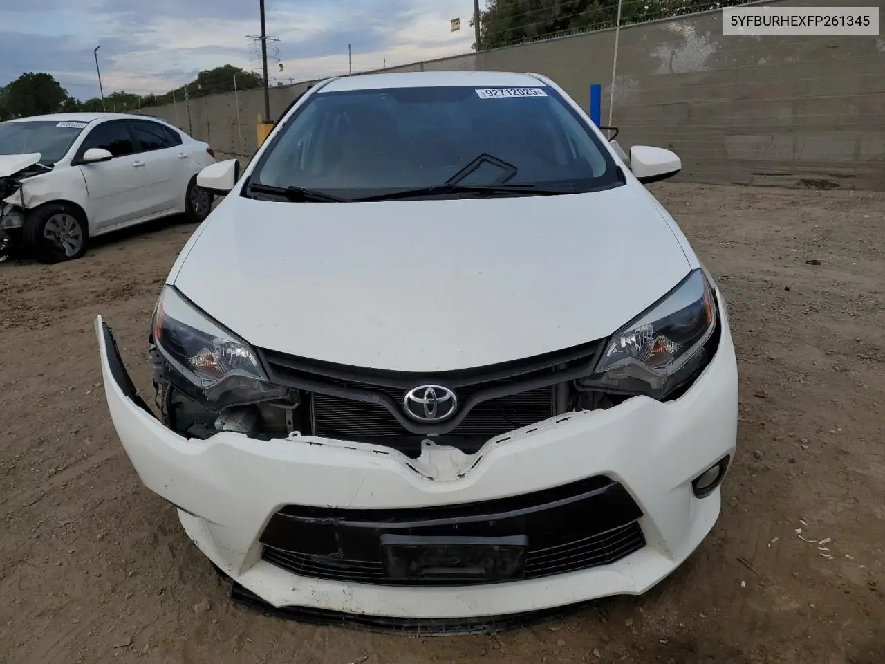 5YFBURHEXFP261345 2015 Toyota Corolla L