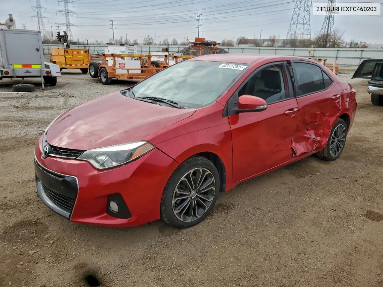 2T1BURHEXFC460203 2015 Toyota Corolla L