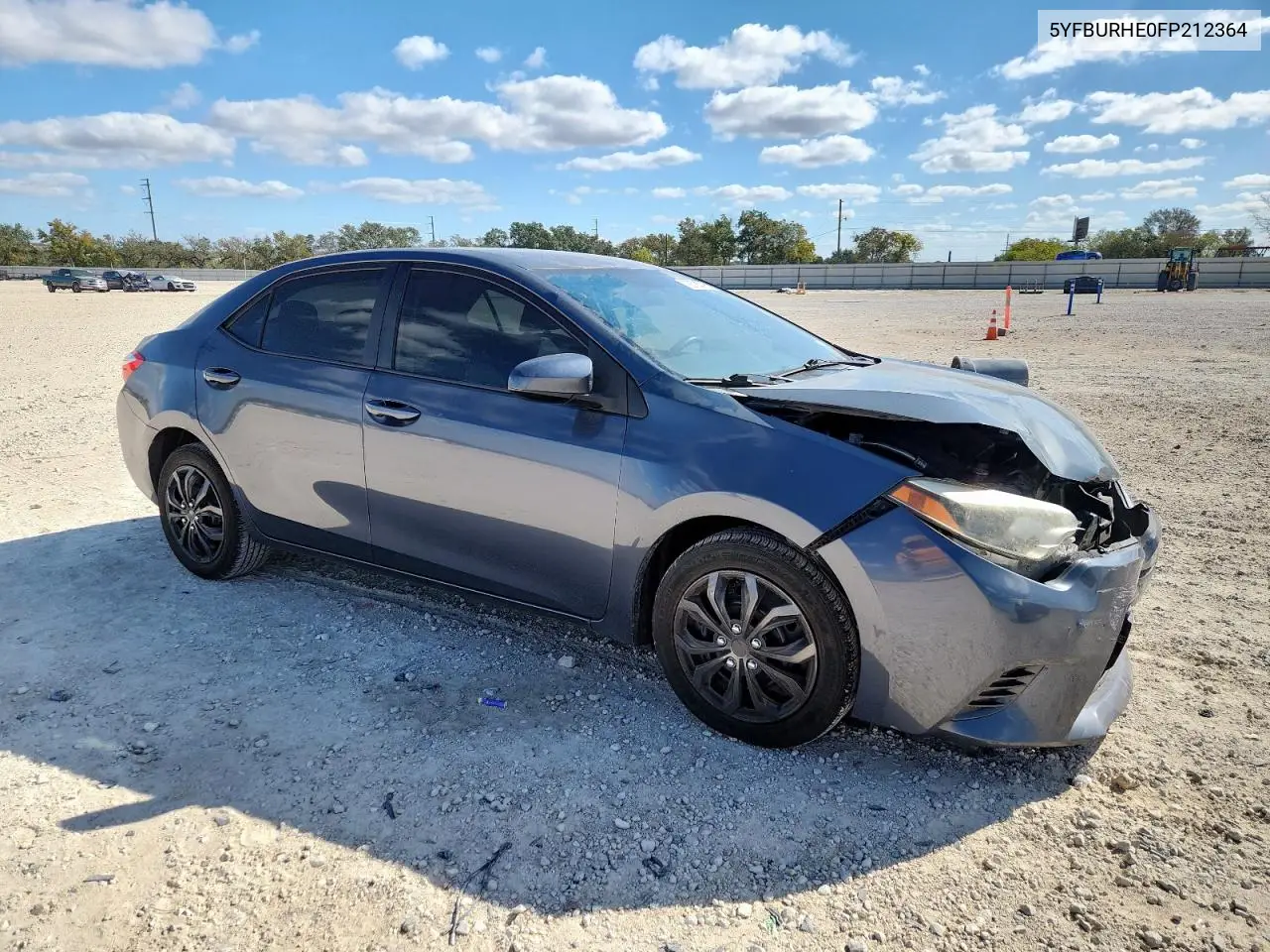 5YFBURHE0FP212364 2015 Toyota Corolla L
