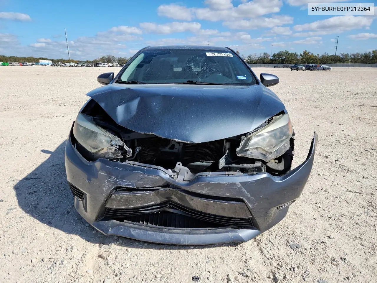5YFBURHE0FP212364 2015 Toyota Corolla L