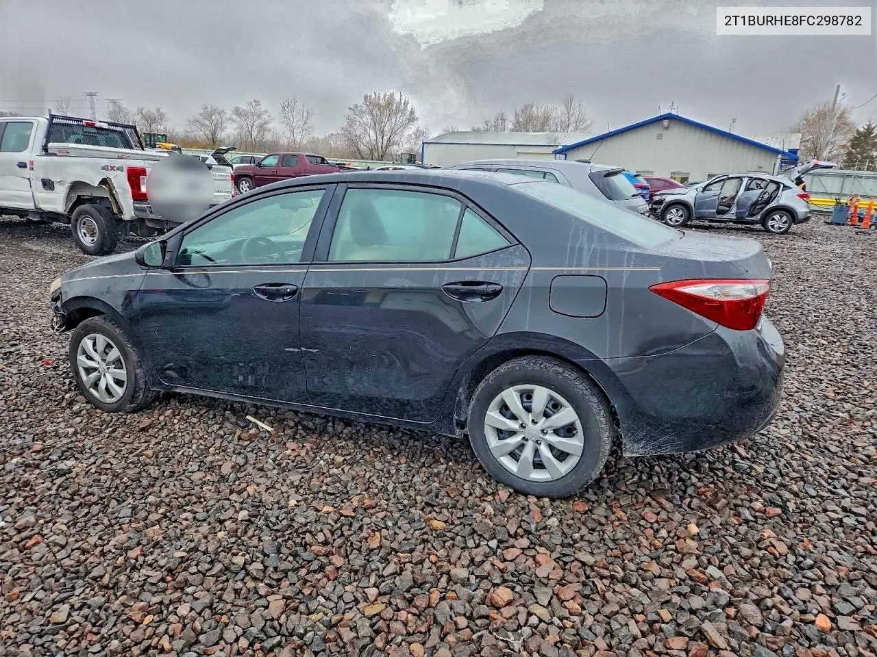 2T1BURHE8FC298782 2015 Toyota Corolla L