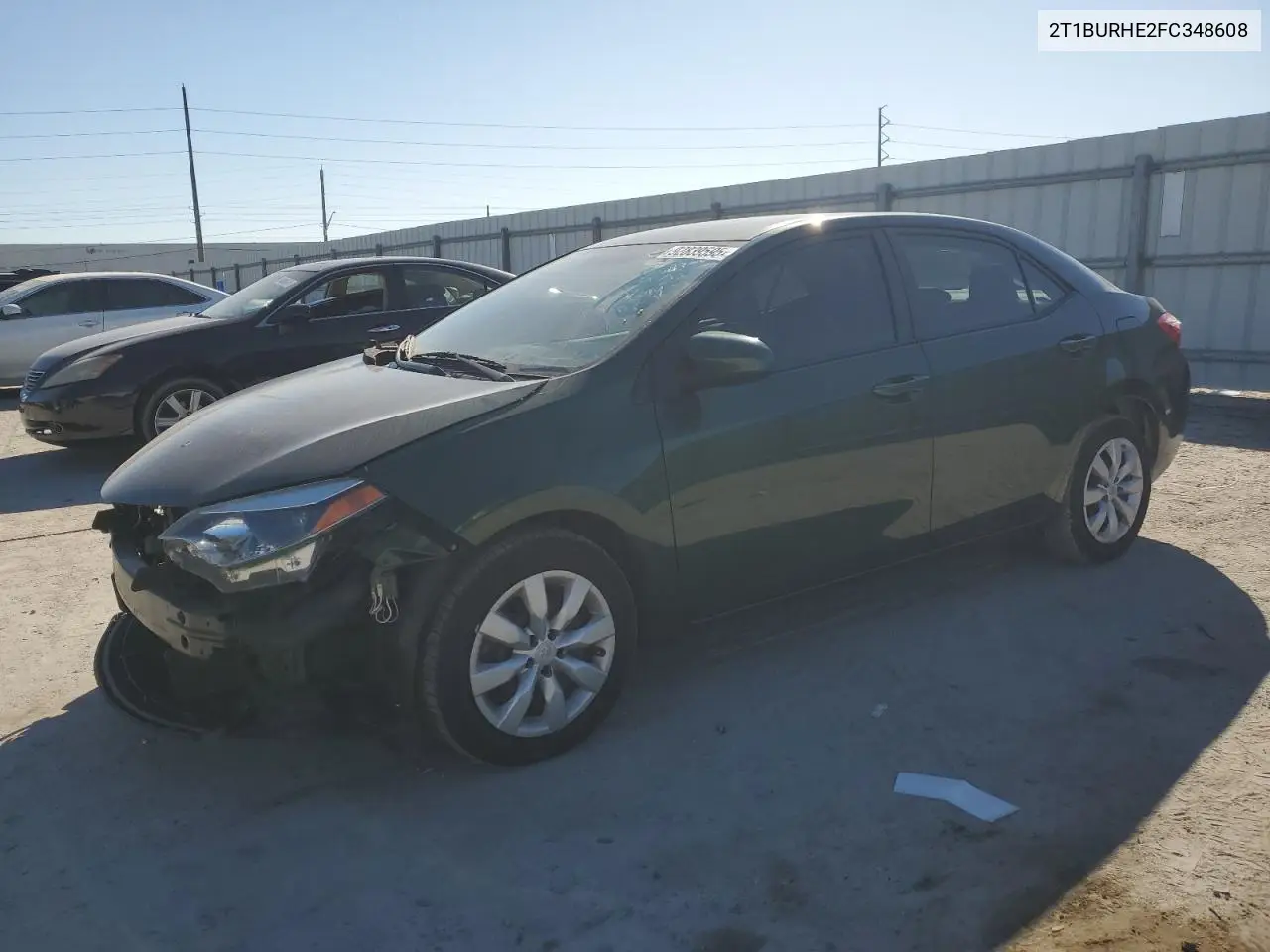 2T1BURHE2FC348608 2015 Toyota Corolla L