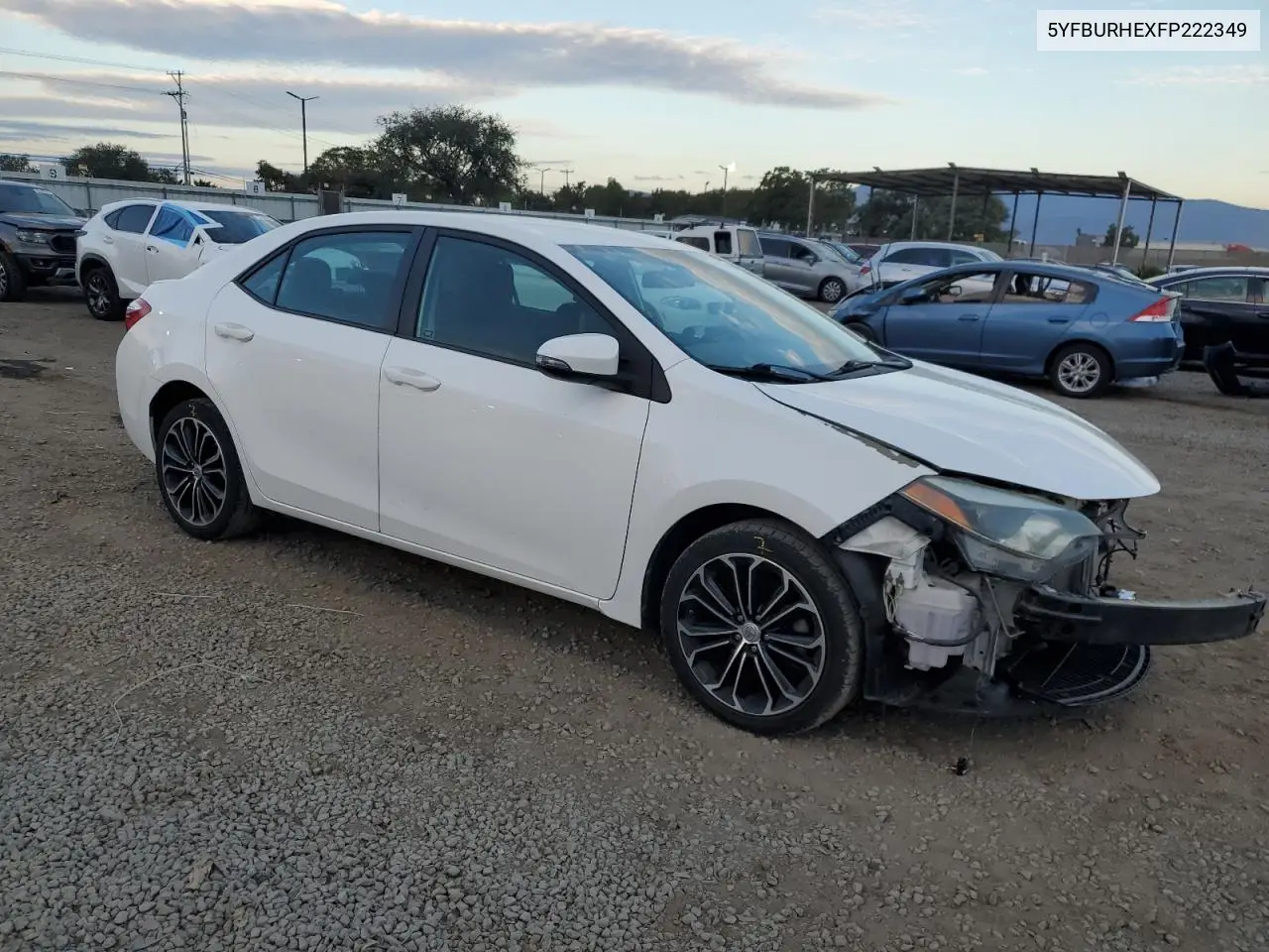 5YFBURHEXFP222349 2015 Toyota Corolla L