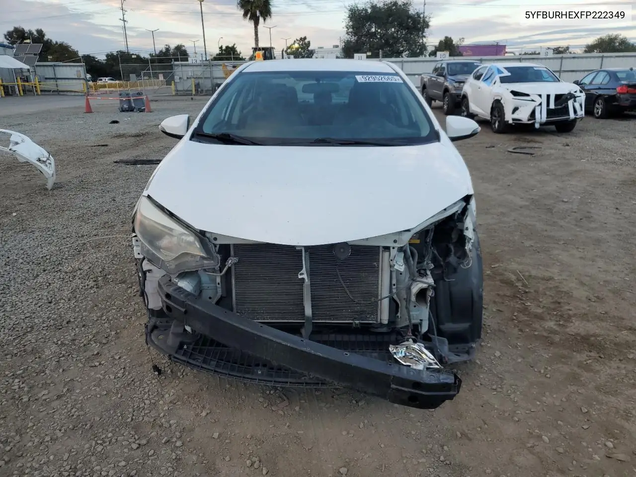 5YFBURHEXFP222349 2015 Toyota Corolla L