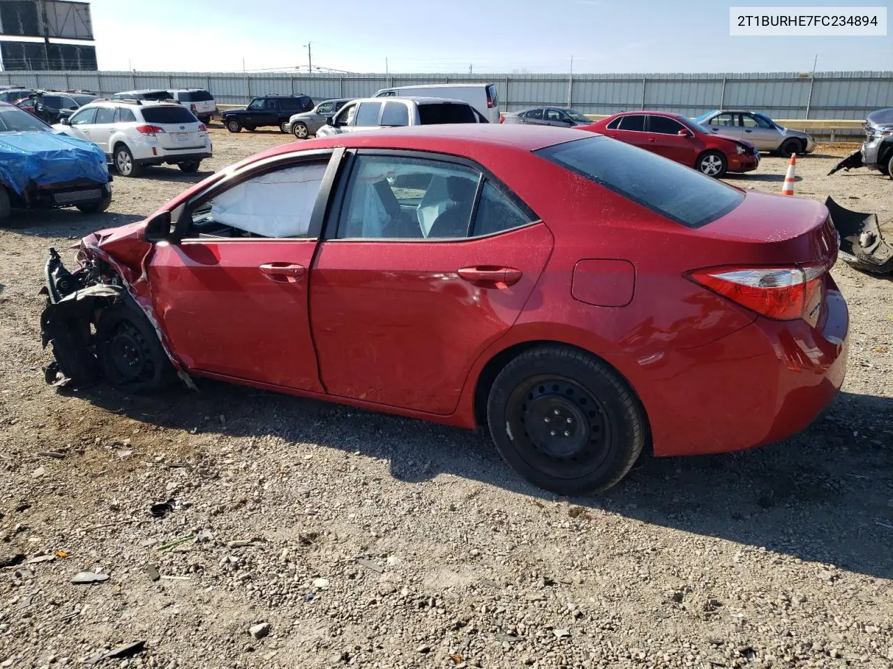 2T1BURHE7FC234894 2015 Toyota Corolla L