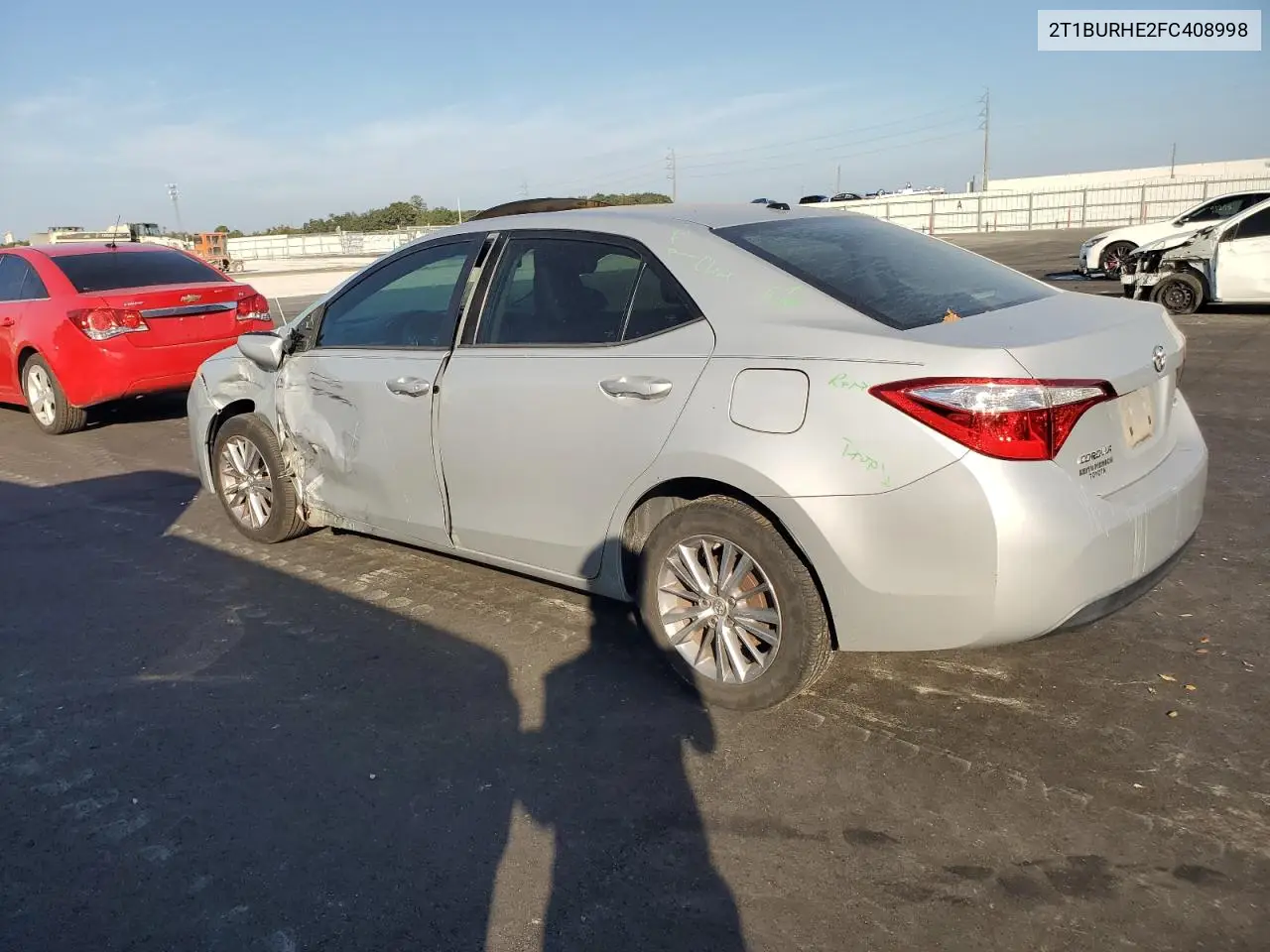 2T1BURHE2FC408998 2015 Toyota Corolla L