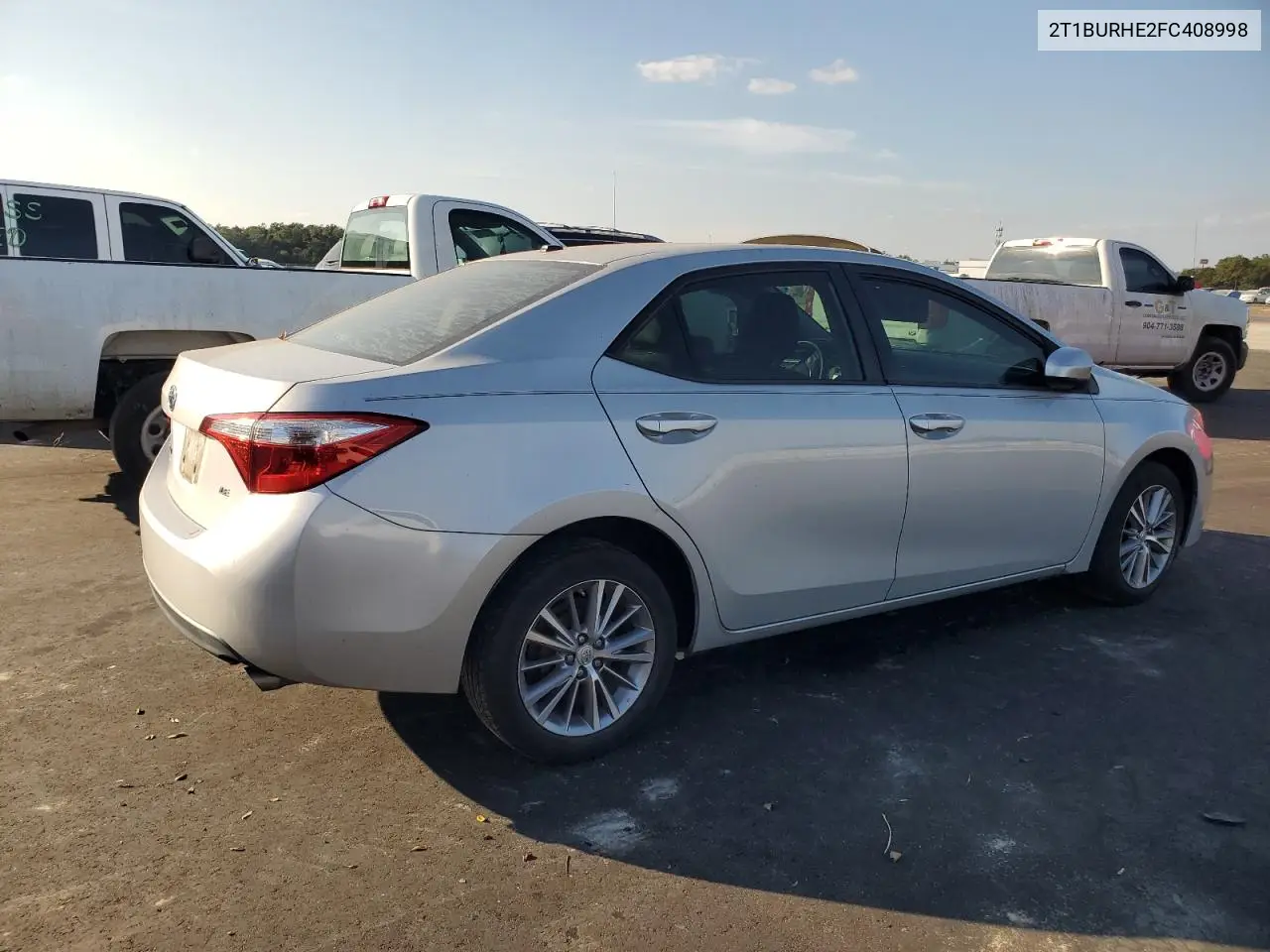 2T1BURHE2FC408998 2015 Toyota Corolla L