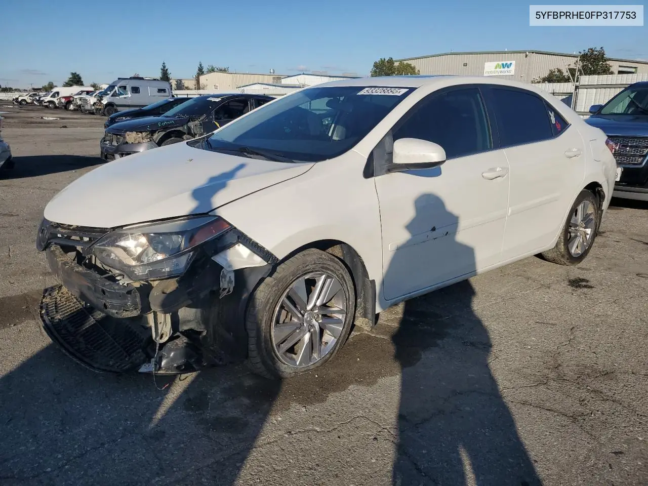 5YFBPRHE0FP317753 2015 Toyota Corolla Eco