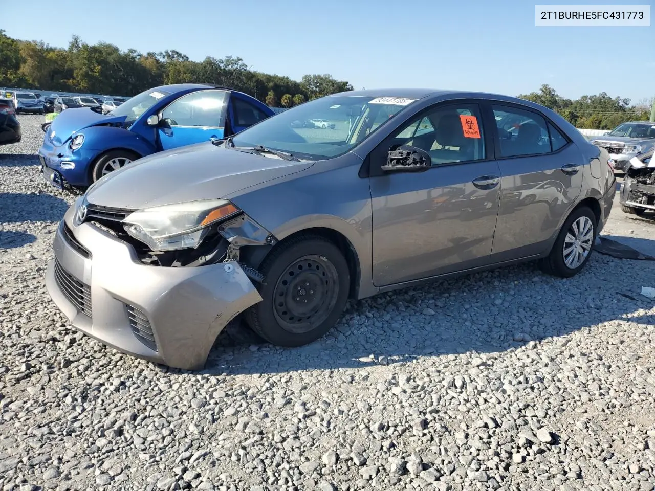 2T1BURHE5FC431773 2015 Toyota Corolla L