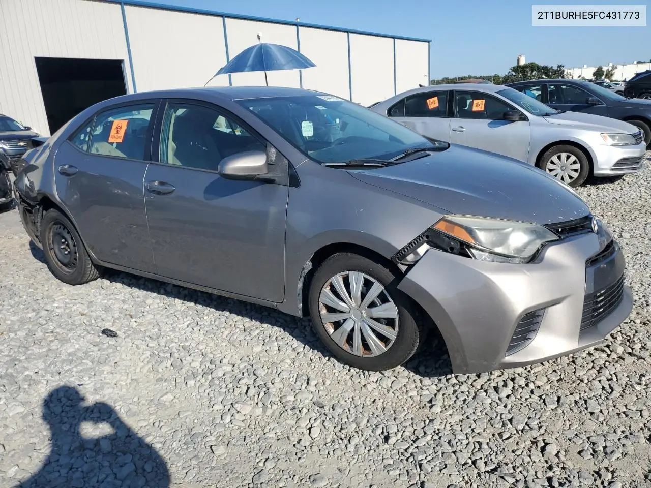 2T1BURHE5FC431773 2015 Toyota Corolla L