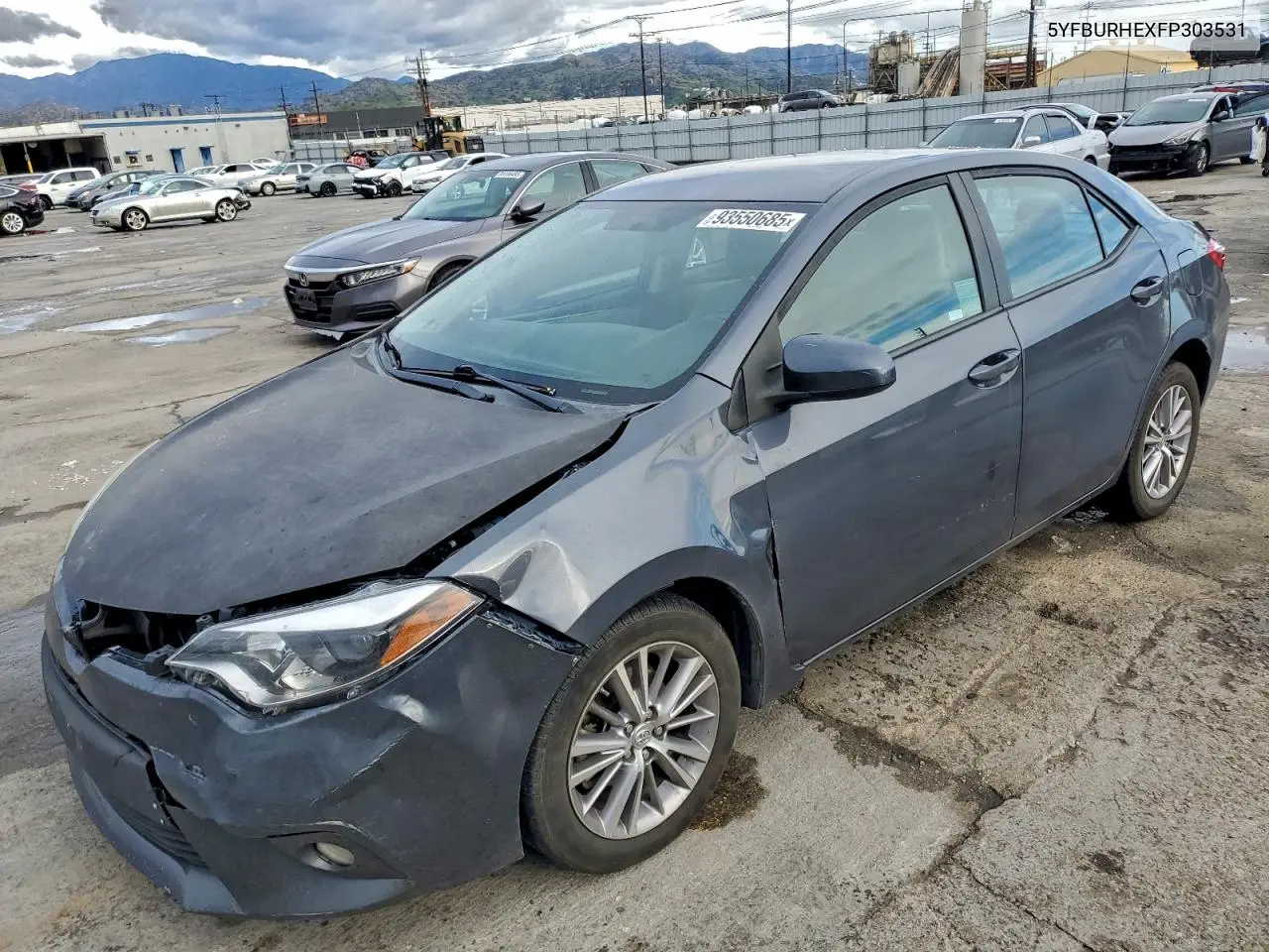 5YFBURHEXFP303531 2015 Toyota Corolla L