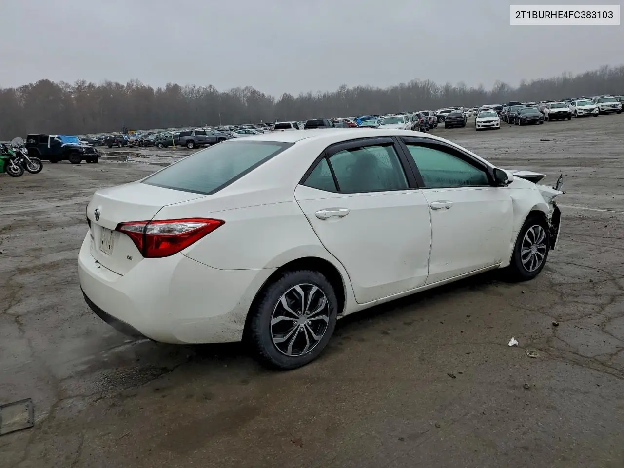 2T1BURHE4FC383103 2015 Toyota Corolla L