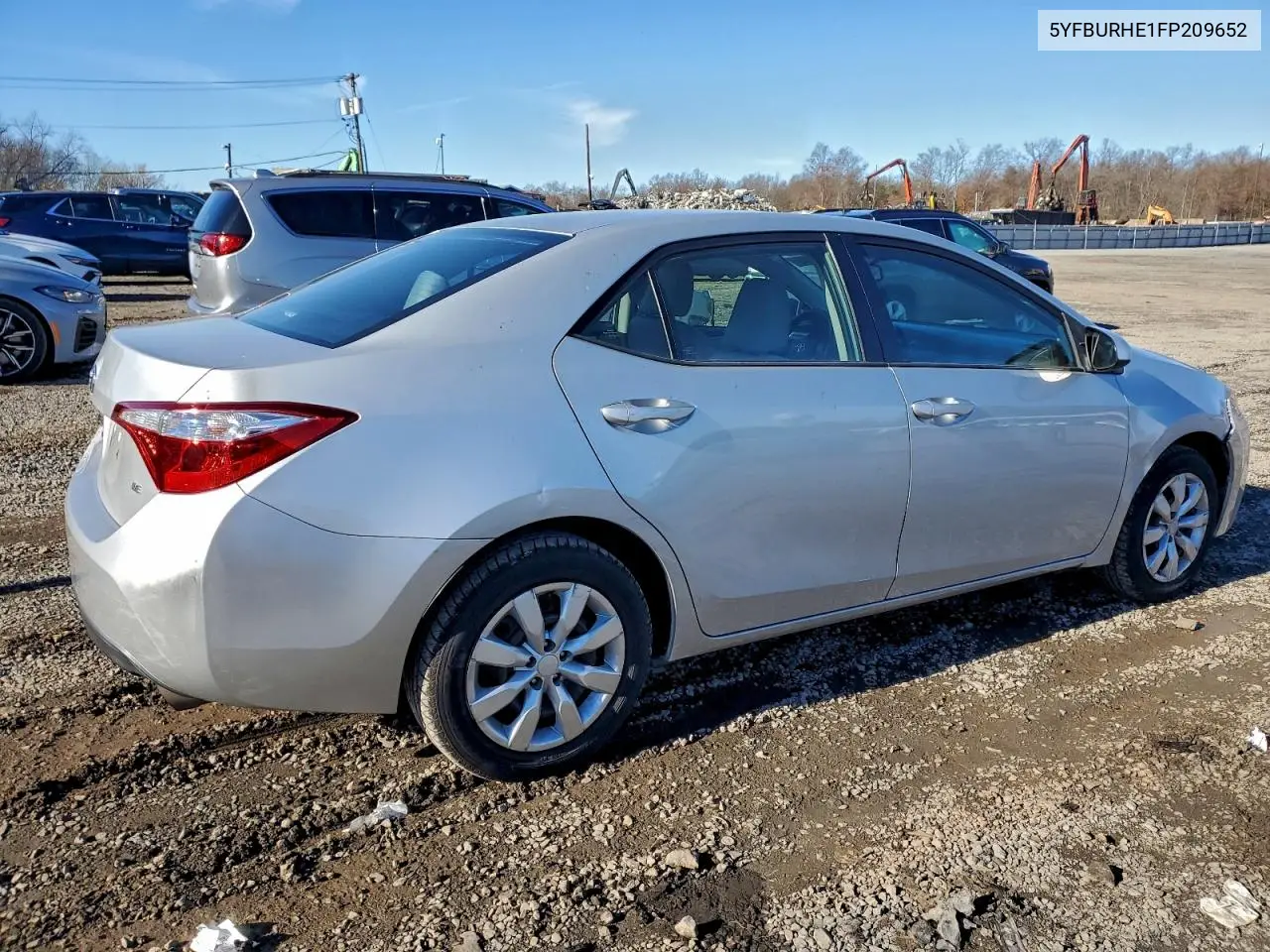 5YFBURHE1FP209652 2015 Toyota Corolla L