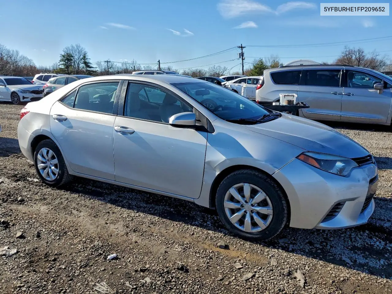 5YFBURHE1FP209652 2015 Toyota Corolla L