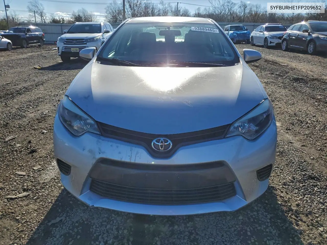 5YFBURHE1FP209652 2015 Toyota Corolla L