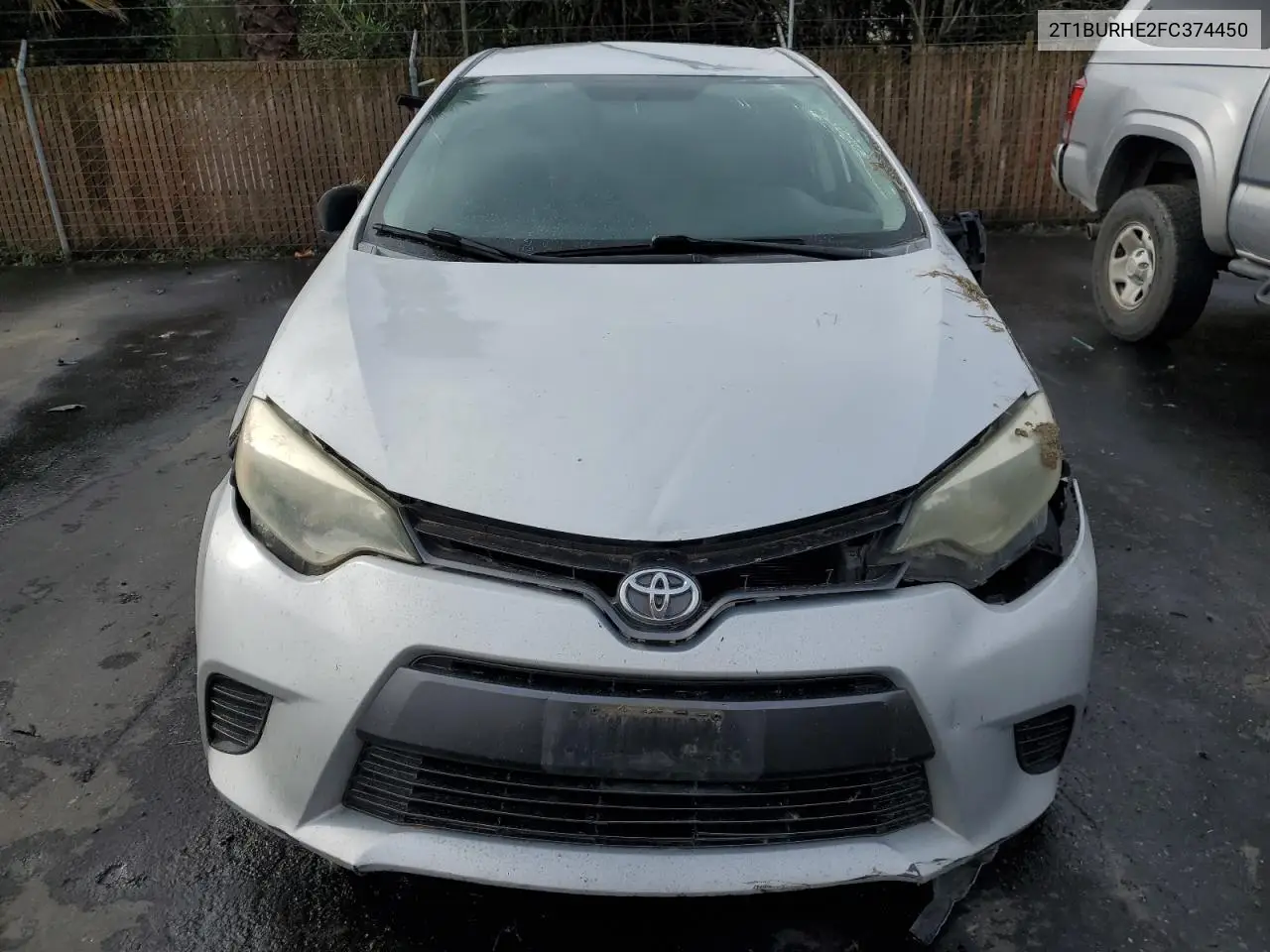 2T1BURHE2FC374450 2015 Toyota Corolla L