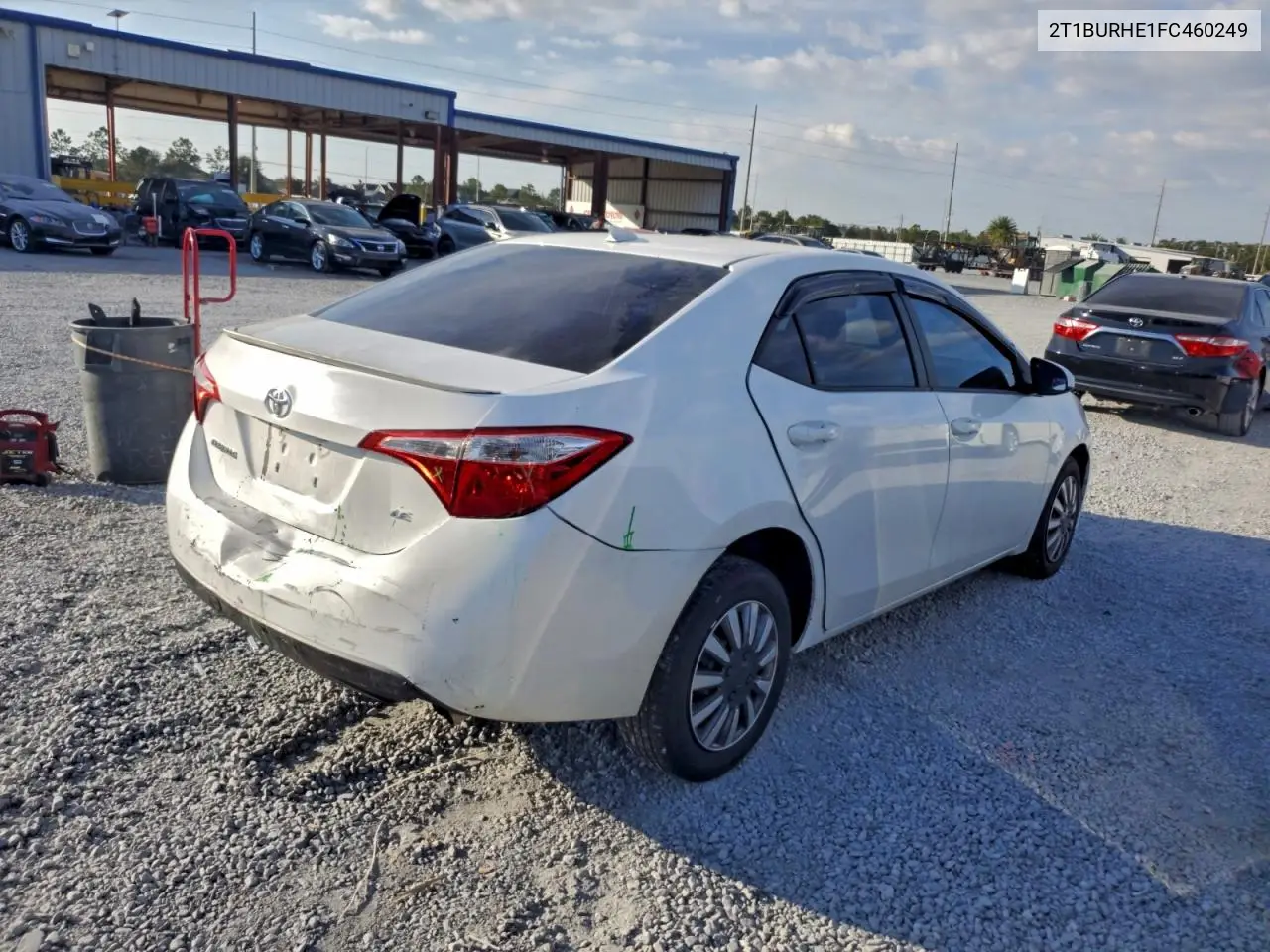 2T1BURHE1FC460249 2015 Toyota Corolla L