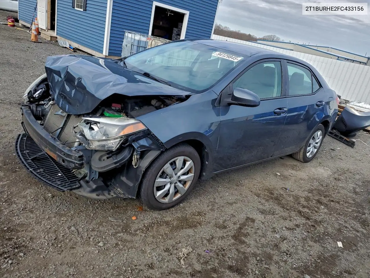 2T1BURHE2FC433156 2015 Toyota Corolla L