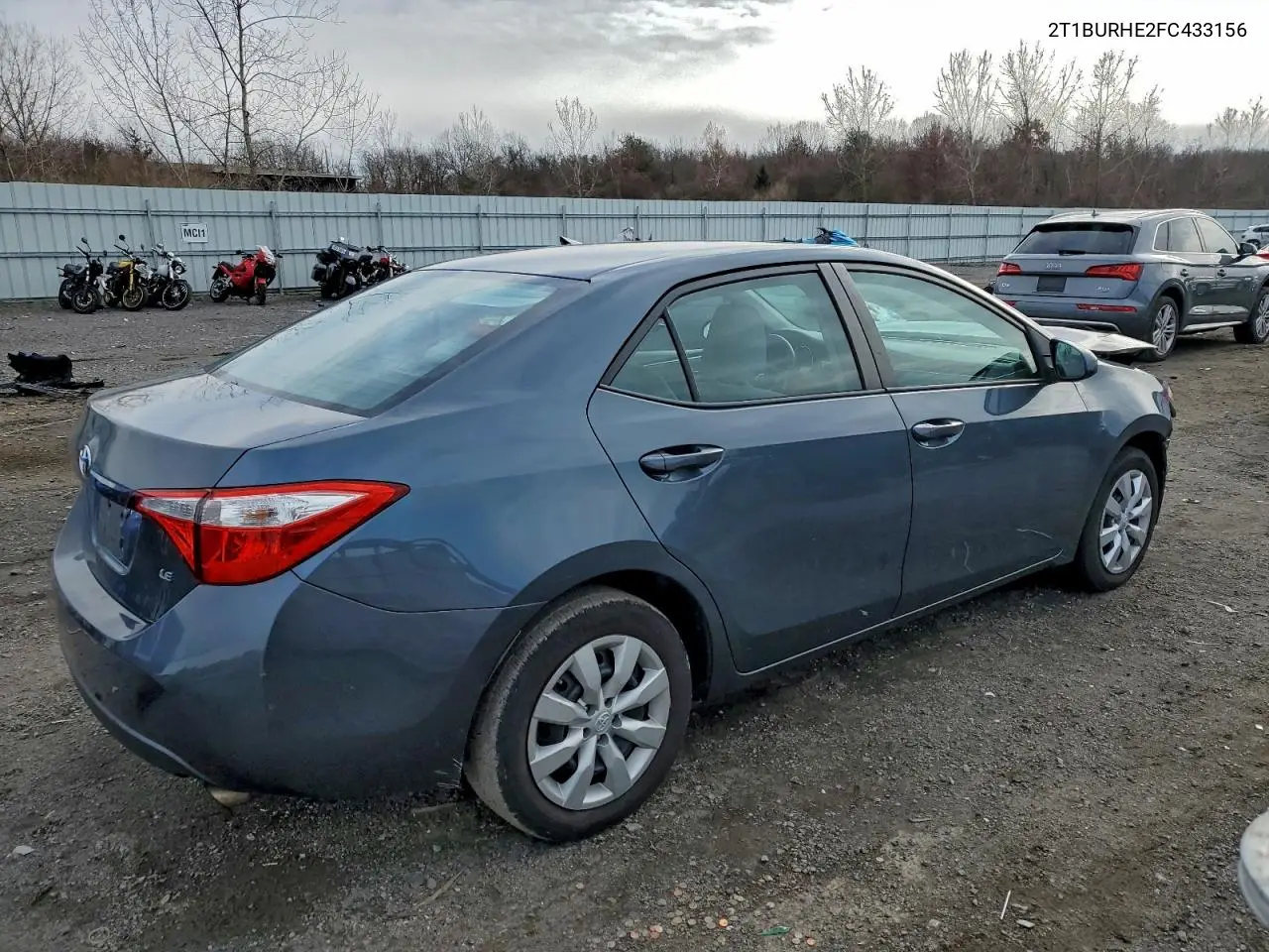 2T1BURHE2FC433156 2015 Toyota Corolla L