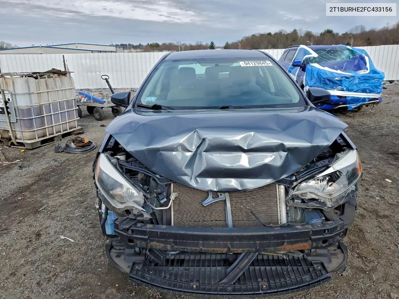2T1BURHE2FC433156 2015 Toyota Corolla L