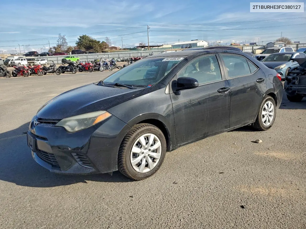 2T1BURHE3FC380127 2015 Toyota Corolla L
