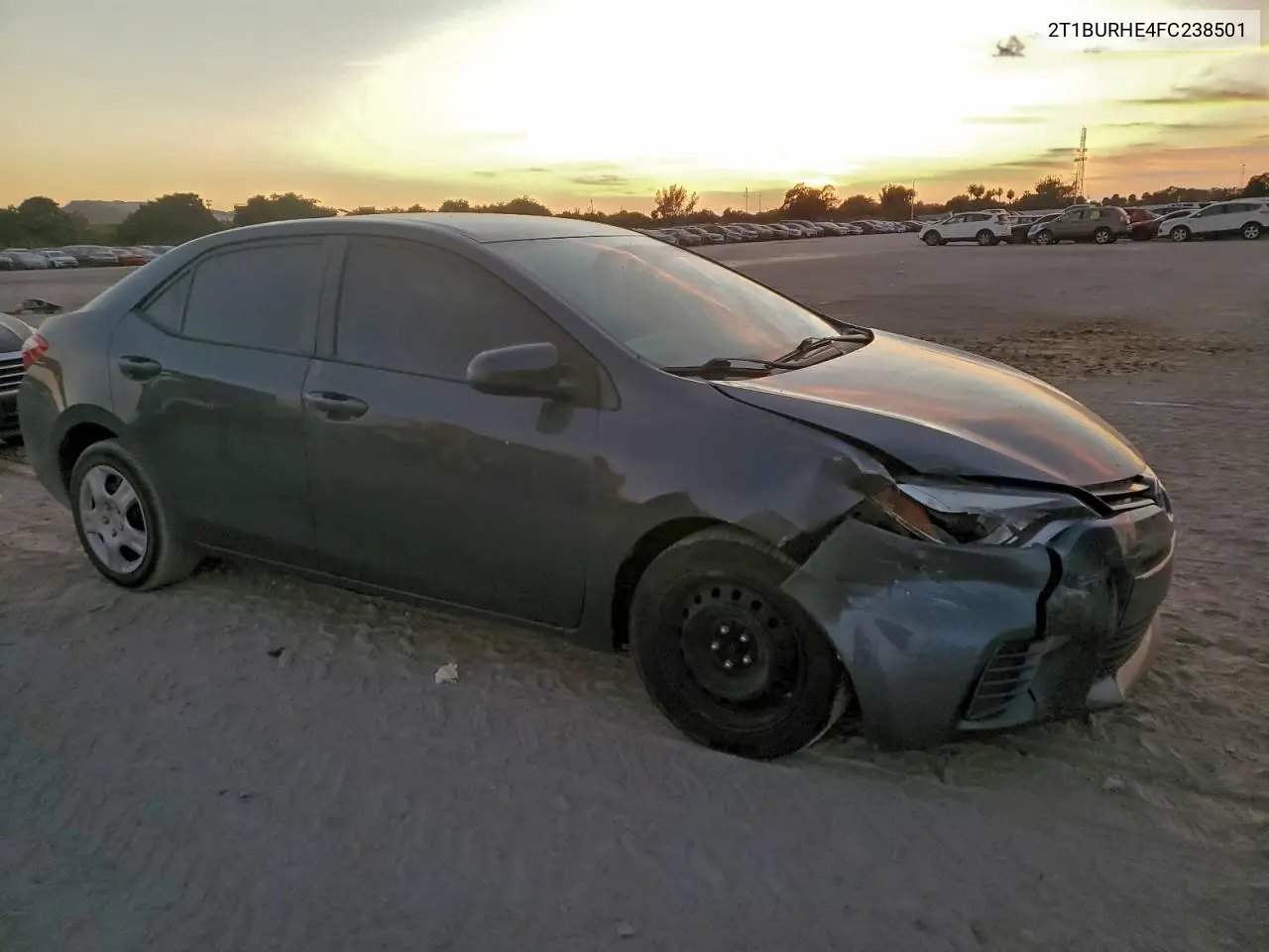 2T1BURHE4FC238501 2015 Toyota Corolla L