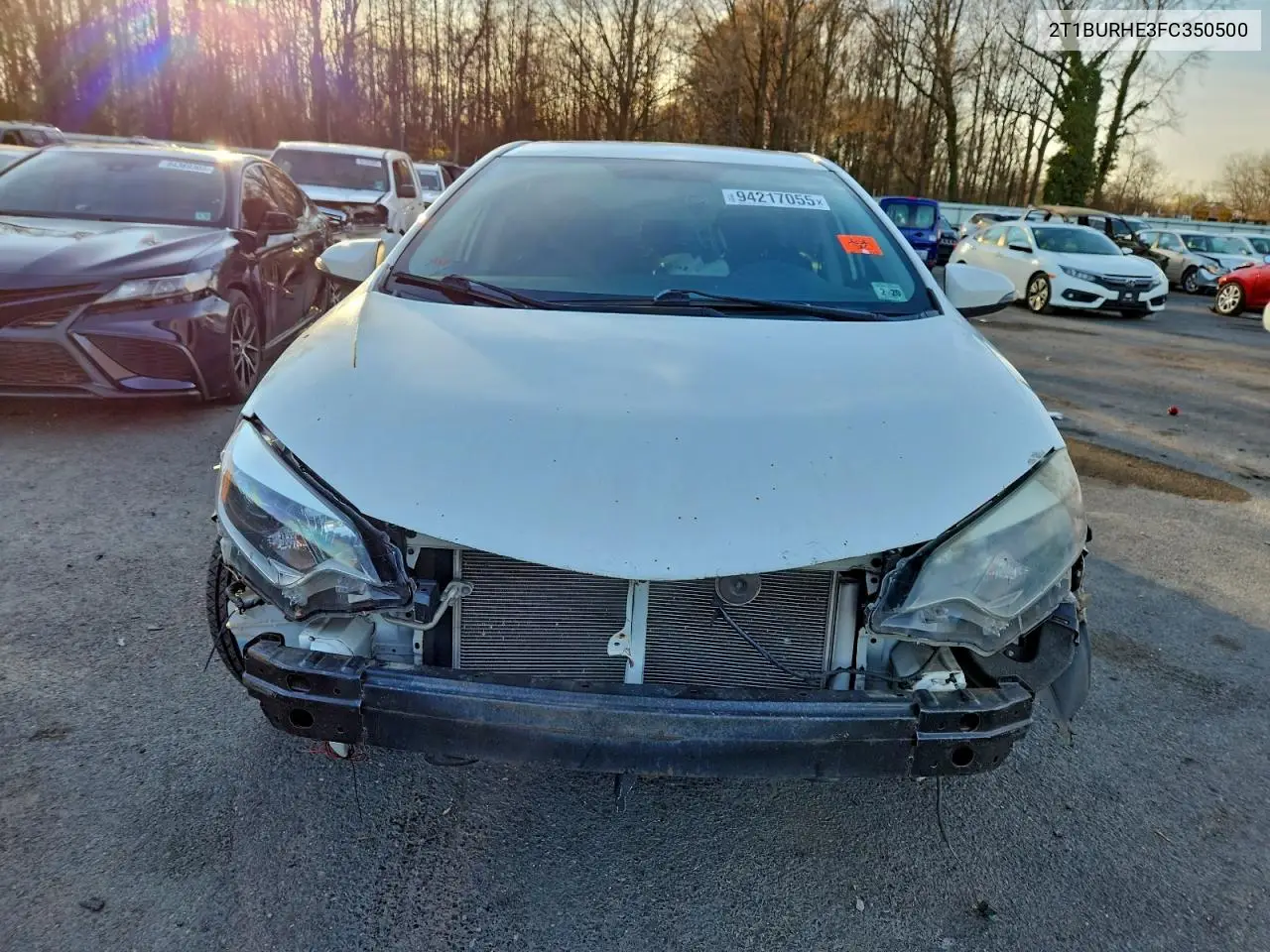 2T1BURHE3FC350500 2015 Toyota Corolla L
